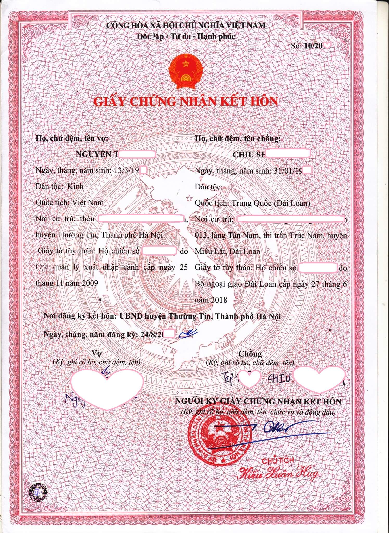 Trường hợp không được ủy quyền khi kết hôn